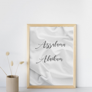 Poster de Qualité – Assalamu Alaikum
