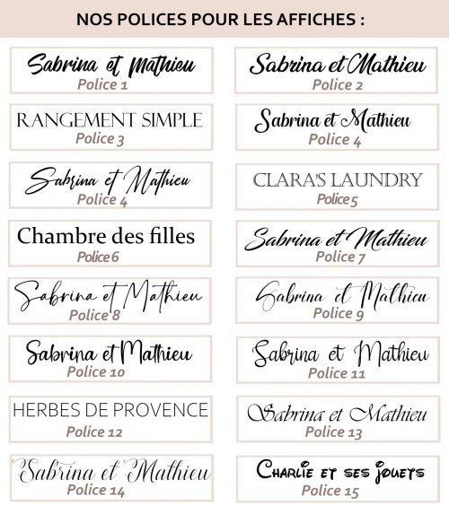 Mariage – welcome noir C-Réf.FI42