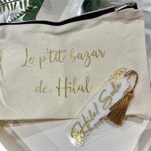 Trousse de toilette à personnaliser