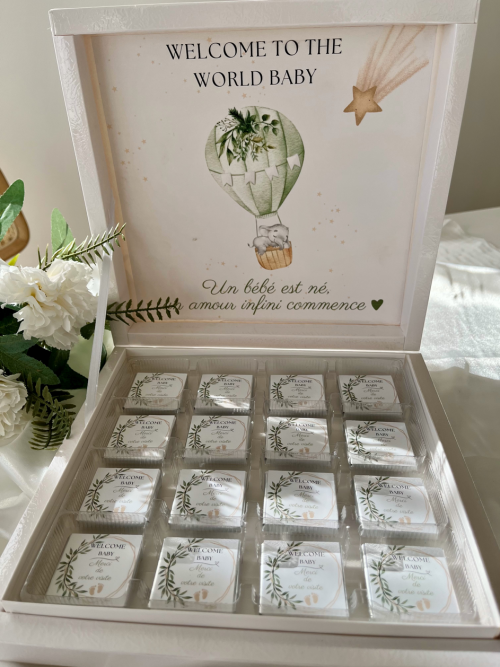 Boîte de chocolats à personnaliser
