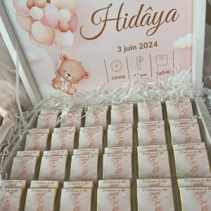 Boîte de chocolats à personnaliser