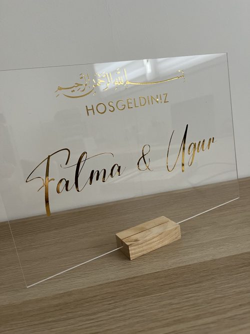 Panneau en plexiglas à personnaliser - 20x30 cm