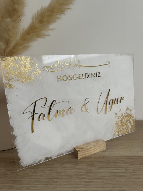 Panneau en plexiglas à personnaliser - 20x30 cm