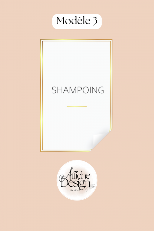 Étiquette à personnaliser modèle doré