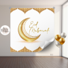FÊTES – Eid moubarak lune or-Réf.FE01