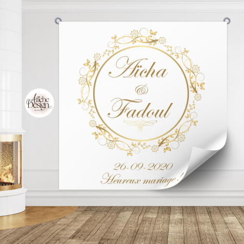 Heureux mariage or-Réf.FI40 Mariage – Heureux mariage or-Réf.FI40