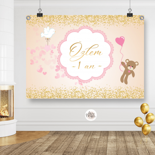 Ourson avec coeur-Réf.ENF19 Enfants – Ourson avec coeur – Réf.ENF19