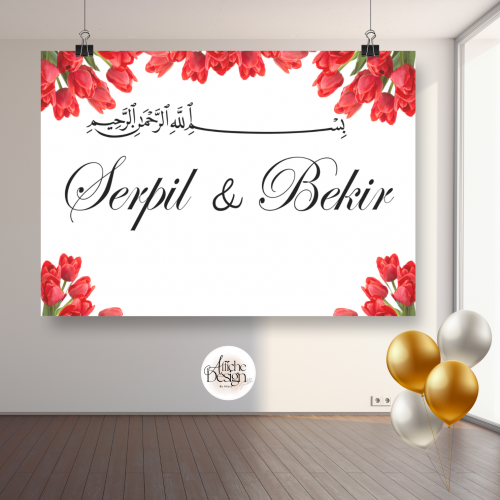 Petites roses rouges-Réf.FI33 Mariage – Petites roses rouges-Réf.FI33