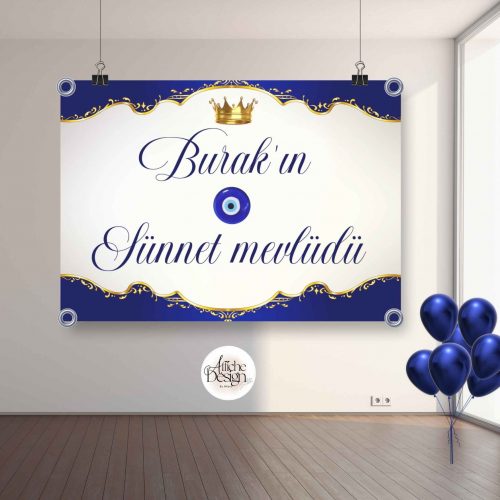 Prince couronne or et bleu marine-Réf.ENF25 (1) Enfants – Prince couronne or et bleu marine – Réf.ENF25