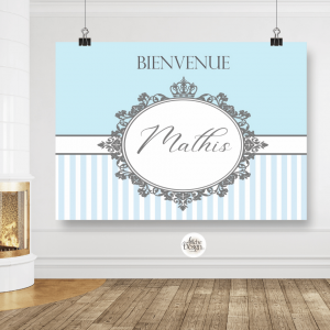 Prince rayures bleu ciel-Réf.ENF30 (1) Enfants – Prince rayures bleu ciel – Réf.ENF30