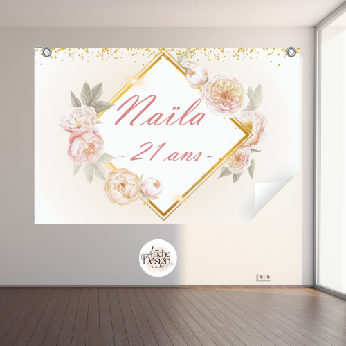 Anniversaire – Romantique paillettes-Réf.ANN20