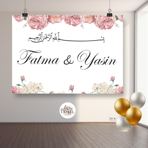 Roses romantiques -Réf.FI30 Mariage – Roses romantiques-Réf.FI30