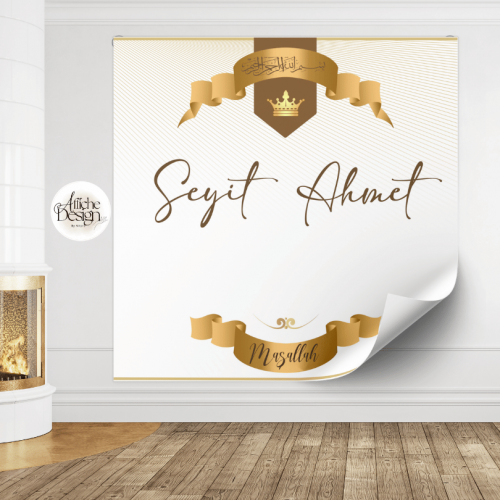 Royal doré et marron avec couronne -Réf.ENF28 Enfants – Royal doré et marron avec couronne – Réf.ENF28