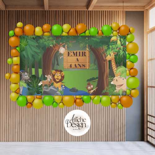 Savane avec arbres-Réf.ENF12 Enfants – Savane avec arbres – Réf.ENF12