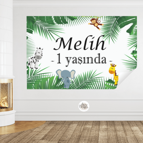 Savane et feuilles vertes-Réf.ENF24 Enfants – Savane et feuilles vertes – Réf.ENF24