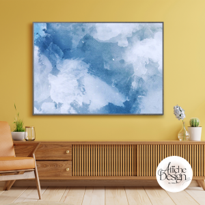 Poster-bleu nuage