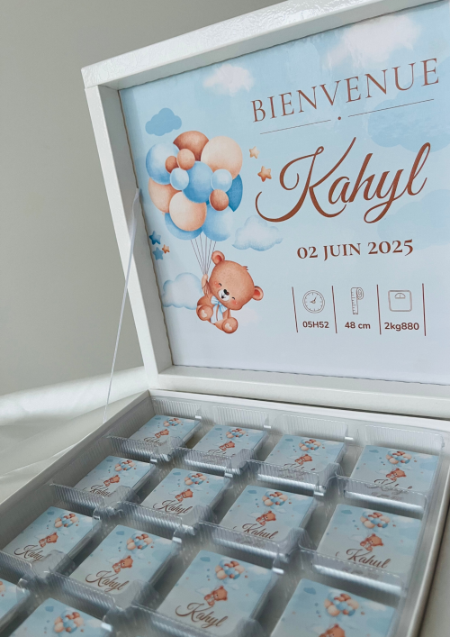 8 modèles de naissance garçon - Détails personnalisés