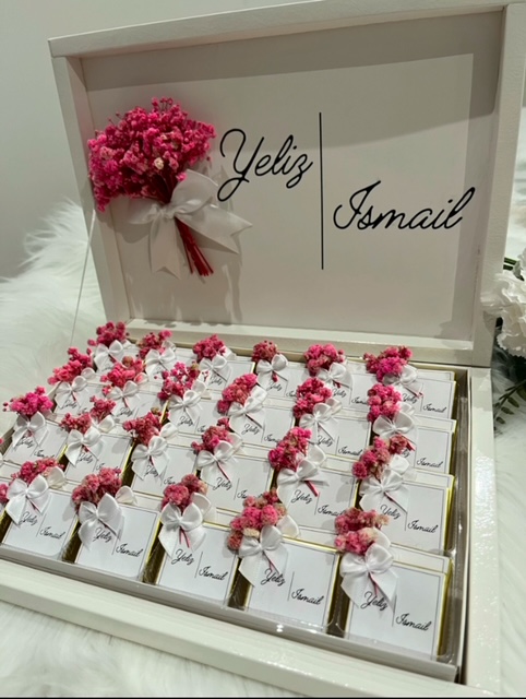 3 modèles pour couple : fleurs bleues, roses ou beiges !