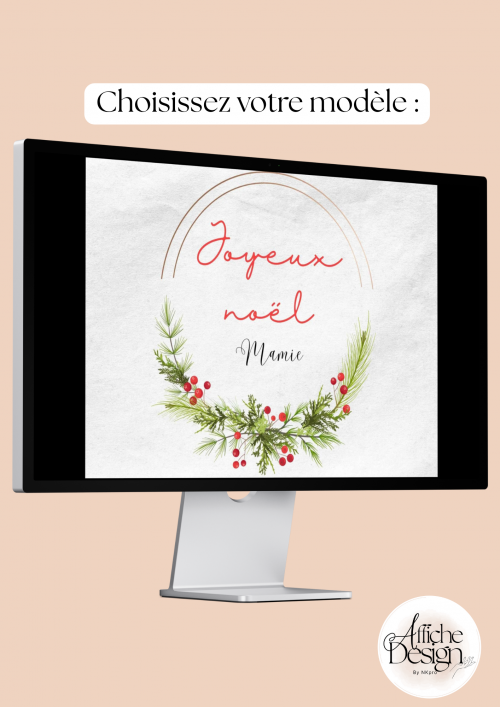 3 modèles au choix - Edition Noël