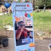 Affiche sur bâche personnalisée avec support – 160 × 60 cm