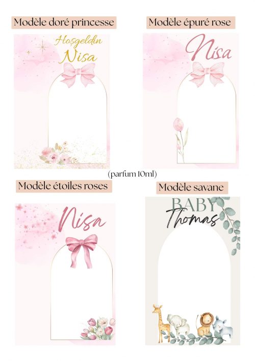 Cadeaux invités personnalisés – Naissance & Événements